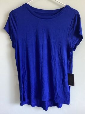 Cable & Gauge Short Sleeve Crewneck Tee in Royal Blue